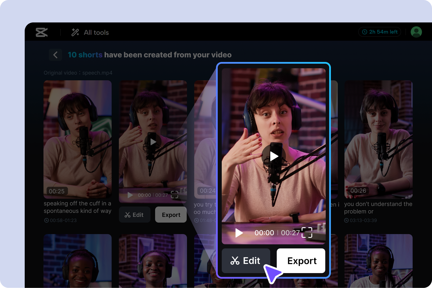 1702551694623. Hakbang 2 Bumuo ng mga maikling clip